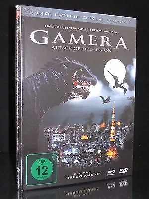 Blu-ray + Dvd Gamera 2 - Attack Of The Legion  Limited Special Edition Mediabook • £15.46