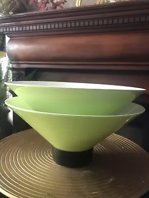 Large Melamine Bowl  Lime Green X 2 Salad Bowl • £12.99