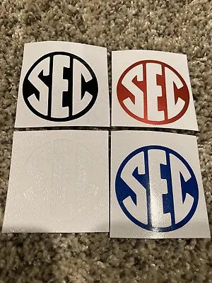 5 NCAA Football Helmet SEC Decals You Pick Alabama Florida Auburn Georgia Ark • $8.99