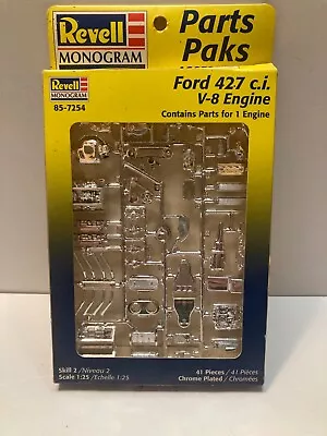 NEW Revell Monogram Parts Pack Model Kit Ford 427 C.I. V-8 Engine 85-7254 • $22.21