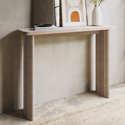 Narrow Light Oak Console Table - Jarel JAR015 • £235.92