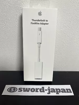 Apple Thunderbolt To FireWire Adapter Cable MD464ZM/A A1463 NEW SEALED BOX Fedex • $125