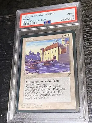 Moat X1 Mtg Italian Legends PSA Graded 9 Mint • $850