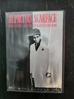 Scarface (DVD 2003 Widescreen Anniversary Edition) 2 Disc Set • $4.10