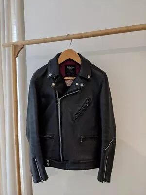 Addict Clothes X Deus Ex Machina Leather Jacket Size 36 • £937.60