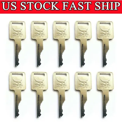 10 Cut Ignition Key For Bobcat 751 753 763 773 863 873 883 963 Skid Steer Loader • $8.99