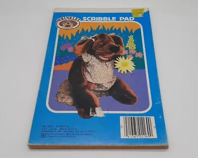 Vintage 1981 Ganz Wrinkles Dog Scribble Pad Blank Paper Notebook Notepad RARE • $15