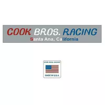 Cook Bros. RED WHITE & BLUE Fork Decals With FLAG - Old School Bmx • $22