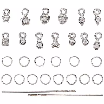 Nail Jewels 2 Sets Dangle Nail Art Charms 3D DIY Nail Jewelry Decoration Metal • $18.99