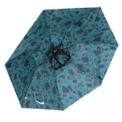 Head Umbrella Anti-UV Anti-Rain Outdoor Fishing Umbrella Hat(Camouflage) • $13.19