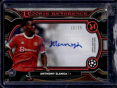 Topps Museum 2022 Anthony Elanga Man Utd Autograph 012/25 • £6.50