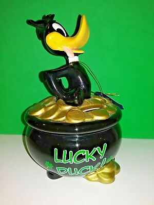 🦆 Looney Tunes Ceramic Bank  Daffy Duck  Lucky Duck 🦆 • $35