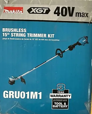 NEW Makita 40V Max XGT Brushless Cordless 15  String Trimmer Battery & Charger • $299