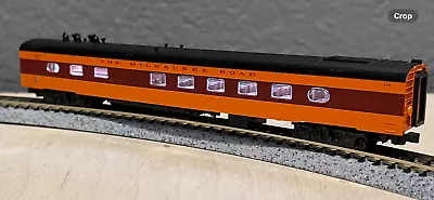 Kato Diner Car W/Interior Lighting Milwaukee Road #115 Olympian Hiawatha N-Scale • $57.75