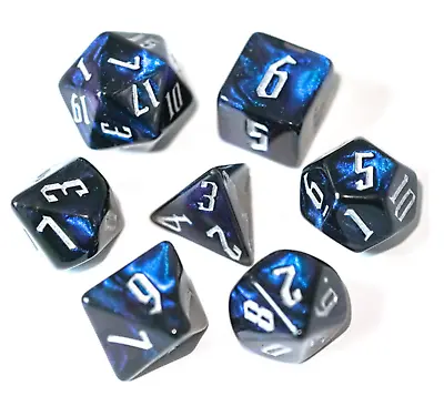 Intergalactic DnD Dice Set | Dungeons And Dragons | 7 Die RPG Polyhedral Set D20 • $12.99