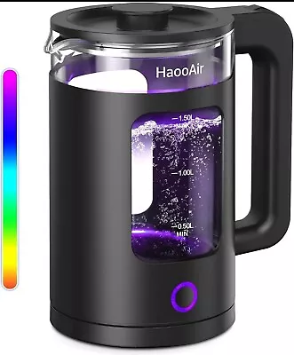Haooair Kettle 1.5 Liter Electric Kettle With 7 Colored Lights Easy To...  • £27.99
