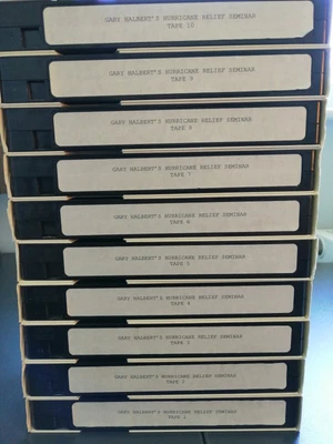 £100 • Buy Gary Halbert Hurricane Relief Seminar VHS Dan Kennedy John Carlton Ted Nicholas
