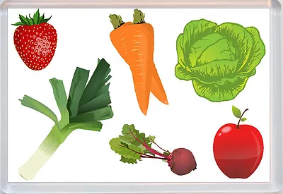 Fruit And Veg (Vegetables) - Jumbo Fridge Magnet - Fun Novelty Gift Present • £2.99