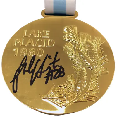 John Harrington Autographed Replica 1980 Gold Medal Miracle On Ice USA • $79.99