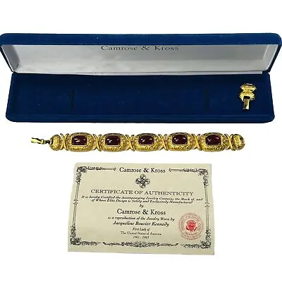 Camrose Kross Bracelet Jacqueline Kennedy Vintage Jewellery Iconic Design USA • £120