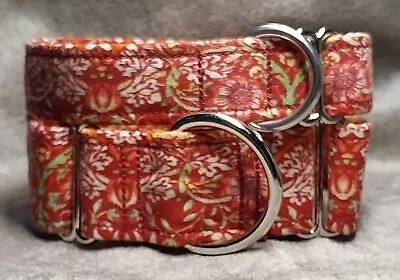 Whippet Greyhound Saluki Lurcher Martingale &House Collar Set William Morris • £14