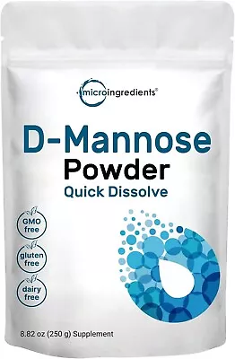 Organic D Mannose Powder 8.8 Ounce (250 Grams) Maximum Strength To Powerfully  • $74.99