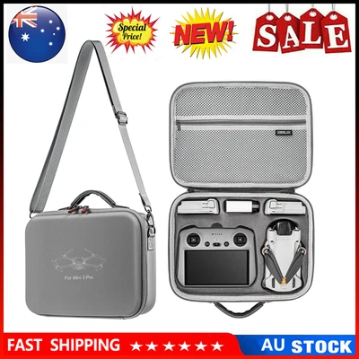 $49.99 • Buy Portable Carrying Bag PU For DJI Mini 3 Pro Drone Travel Storage Case Handbag