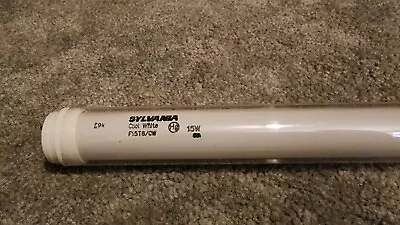 Sylvania ~15  15W F15T8/CW Fluorescent Cool White W/ Housing • $35