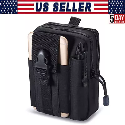 Tactical Waist Bag Utility Military Wallet Pack Belt Molle Multi Purpose Pouch • $7.99