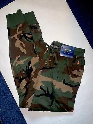 Polo RALPH LAUREN Men's Jogger Lounge Sleep Camo Camouflage Pants Medium New • $32.49