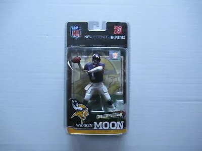 Mcfarlane Nfl Legends 6 Vikings Hof Warren Moon Cl 2446/3000 Chase Figure Sealed • $34.99