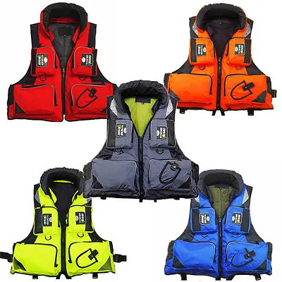 $40.99 • Buy Hot Sale Adult Buoyancy Aid Sailing Fishing Kayak Life Jacket Vest Preservers