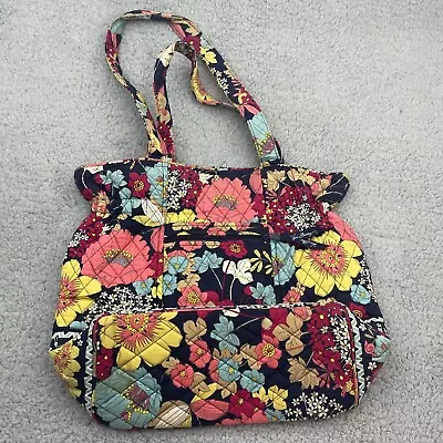 Vera Bradley Shoulder Bag Happy Snails Retired Pattern Cinched Purse  • $17.99