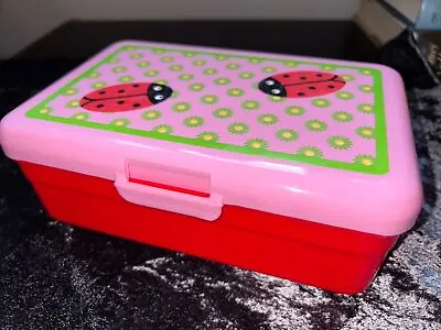 Children’s Ladybirds Lunch Box Sandwich ContainerDishwasher Safe 2 Parts Pioneer • £16.82