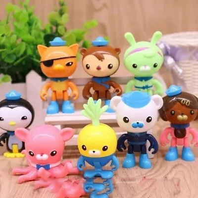 8x Octonauts Figure Toy Cake Topper Display Figurine Set Decoration Birthday Gif • $26.70