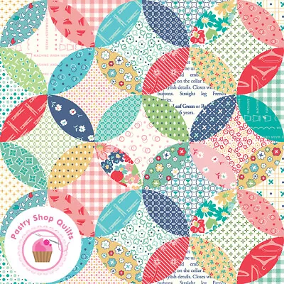 Riley Blake VINTAGE HAPPY 2 9145M Multi Cheater Quilt Fabric LORI HOLT 30s Rep • $5.95