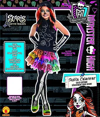 Child Halloween Costume SKELITA CALAVERAS Rubies Monster High Size Small Medium • $18.99