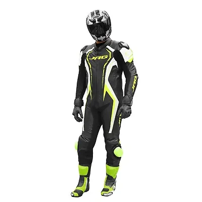 New Men's Racing 1 Piece Motorcycle Motorbike Moto Gp Biker Leather Suit • $298.39