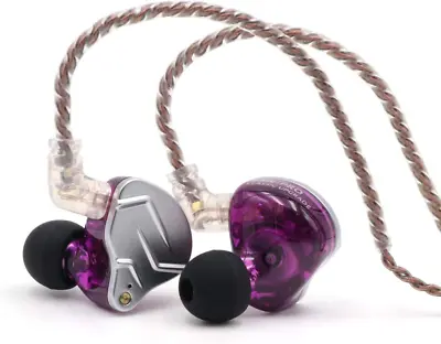 Linsoul KZ ZSN Pro Dual Driver 1BA+1DD Hybrid Metal Earphones Hifi In-Ear Monito • $70.95