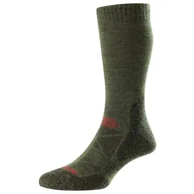 £19.99 • Buy HJ Hall Mens  HJ701 Protrek Adventure Trek Socks Navy Red Marl Size 6 To 11