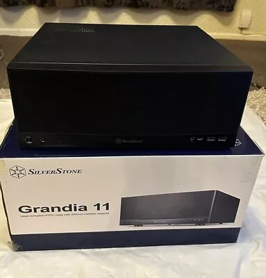 Silverstone Grandia GD11B HTPC ATX Desktop PC Case-Mint Condition. • £69.99