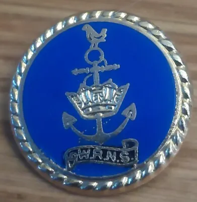 £4.50 • Buy Ww2 Womens Royal Navy Service Wrns Wrens Guilt And  Enamel Badge 