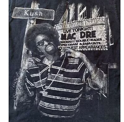 Vintage Mac Dre Shirt Bay Area Legend Cotton Black Full Size Unisex Shirt EE1190 • $21.84