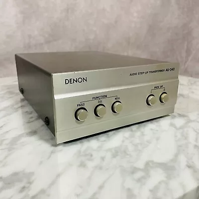 DENON AU-340 Audio Step-Up Transformer For MC Cartridge Working From Japan Used • $499