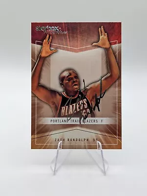 Zach Randolph 2004-05 Skybox Autographics #56 Trail Blazers • $1.35