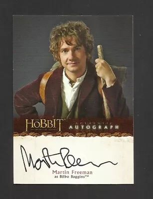 Martin Freeman Bilbo Baggins Signed Autograph Card The Hobbit Unexpected Journey • $202.06