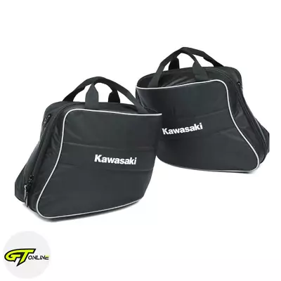 Kawasaki Side Pannier 28L Inner Bags Liners Luggage H2 Z1000SX Versys Genuine • £89.95