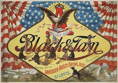 Anheuser-busch Brewing Assn. Black And Tan Poster • £28.60