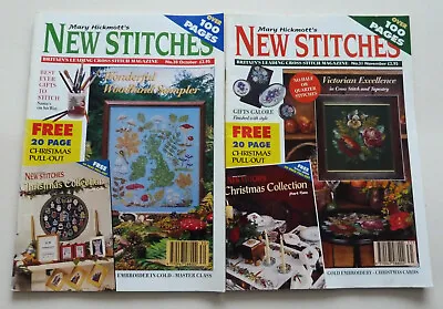 Mary Hickmott's New Stitches Magazine - Issues 30 & 31 With Christmas Pullouts • £10