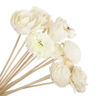 11 Pcs Artificial Flower Rattan Reed Sticks Fragrance Aroma Diffuser Replacement • $7.99
